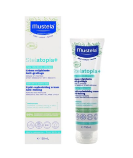 Kem dưỡng da Mustela Stelatopia+Lipid Replenishing Cream 150ml chính hãng, giá rẻ