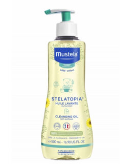 Kem tắm Mustela Stelatopia Cleansing Cream 200ml chính hãng