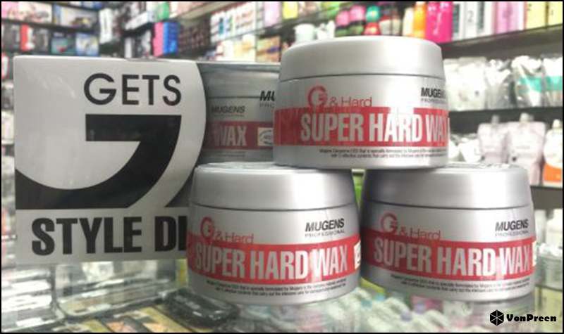 Top 8 sáp vuốt tóc bán chạy tại Tp Vinh - Sáp tạo kiểu tóc Mugens Super Hard Wax