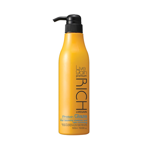 Gel vuốt tóc Livegain Premium Rich Protein Glaze - 500ml