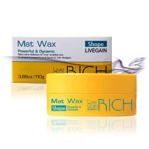 Sáp vuốt tóc Livegain Premium Rich Mat Wax - 110g