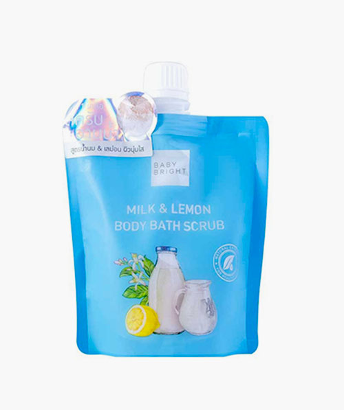 Muối Tẩy Da Chết Baby Bright Milk And Lemon Body Bath Scrub – 250G
