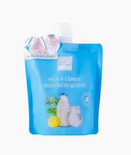 Muối tẩy da chết toàn thân sữa bò và chanh Baby Bright Milk And Lemon Body Bath Scrub – 250g