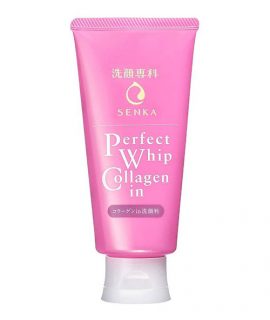 Sữa rửa mặt tạo bọt Senka Perfect Whip Collagen In – 120g