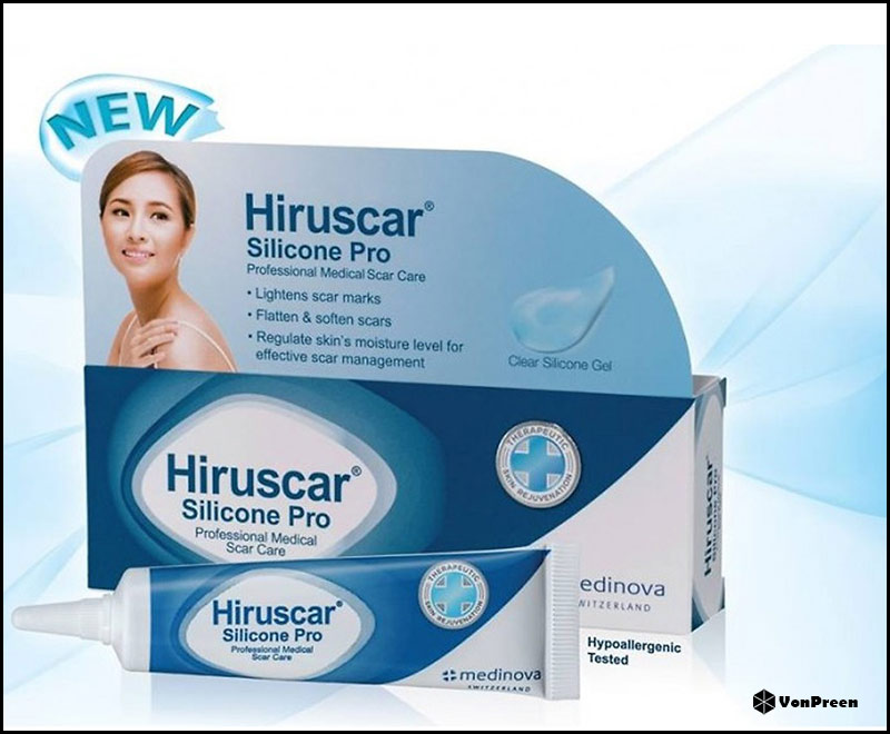 Gel trị sẹo Hiruscar Silicone Pro – 4g