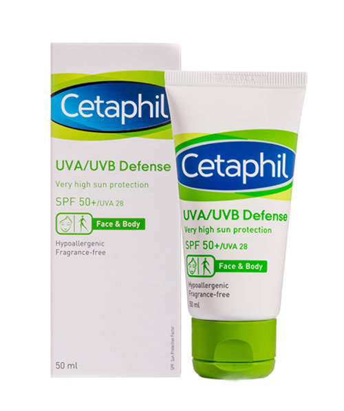 Kem chống nắng Cetaphil UVA/UVB Defense Very High Sun Protection SPF50+ 50ml