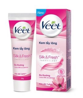 Kem tẩy lông cho da thường Veet Silk & Fresh - 25g