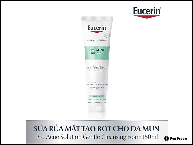 Sữa rửa mặt Eucerin Pro Acne Cleansing Foam - 150g