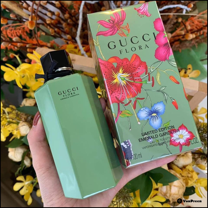 Nước hoa nữ Gucci Flora Limited Edition Emerald Gardenia EDT - 100ml