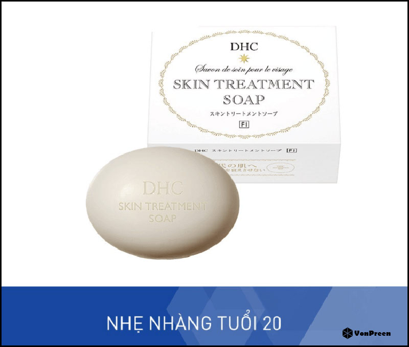 Xà bông rửa mặt DHC Skin Treatment Soap (F1) - 80g