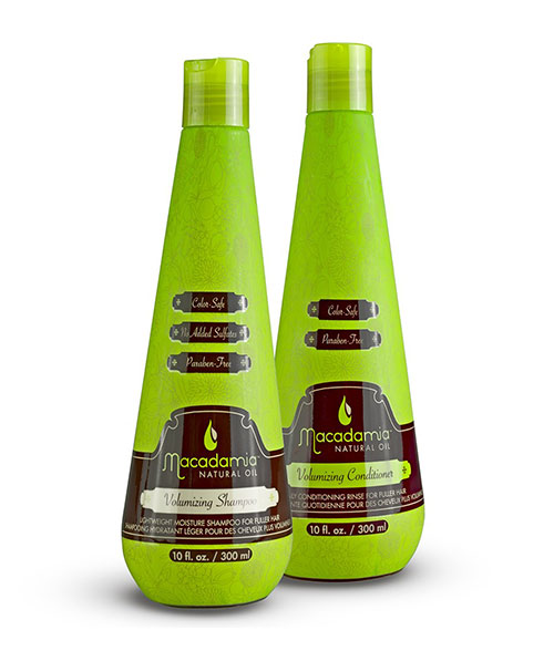 Bộ chăm sóc tóc xoăn Macadamia Natural Oil Volumizing - 300ml
