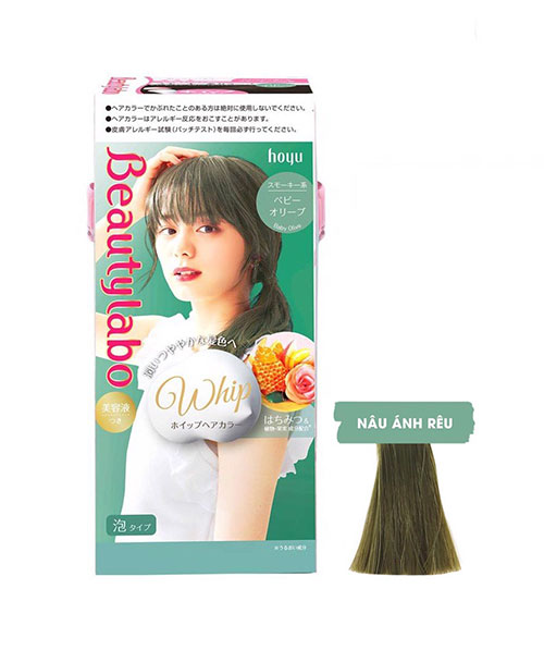 Thuốc nhuộm Beautylabo Whip Hair Color - Màu nâu ánh rêu