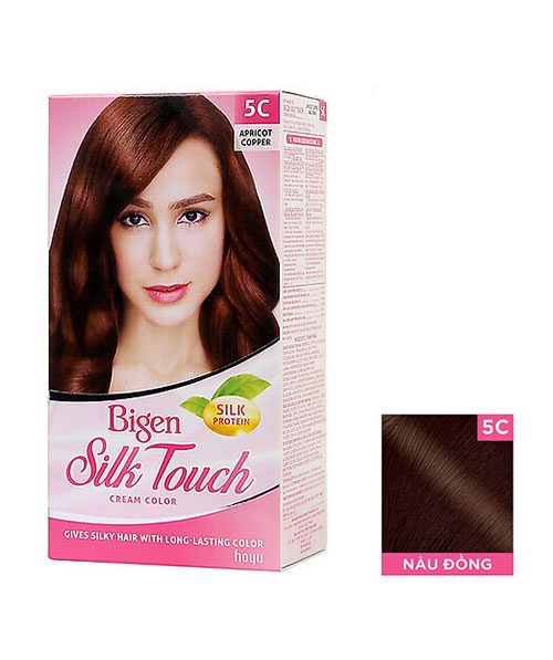Thuốc nhuộm Bigen Silk Touch Cream Color 5C - Màu nâu đồng