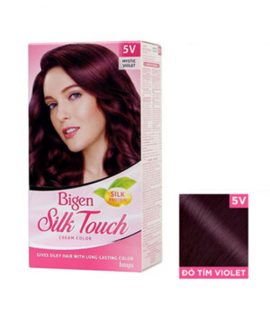 Thuốc nhuộm Bigen Silk Touch Cream Color 5V - Màu đỏ tím violet