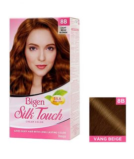 Thuốc nhuộm Bigen Silk Touch Cream Color 8B - Màu vàng Beige đậm