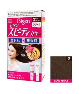 Thuốc nhuộm Bigen Speedy Color Cream Màu 3 - Nâu nhạt