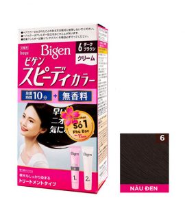 Thuốc nhuộm Bigen Speedy Color Cream Màu 6 - Nâu đen