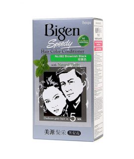 Thuốc nhuộm Bigen Speedy Hair Color Conditioner 882 - Màu nâu đen