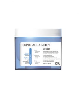 Kem dưỡng ẩm Welcos IOU Super Aqua Moist Cream - 300g, chính hãng.