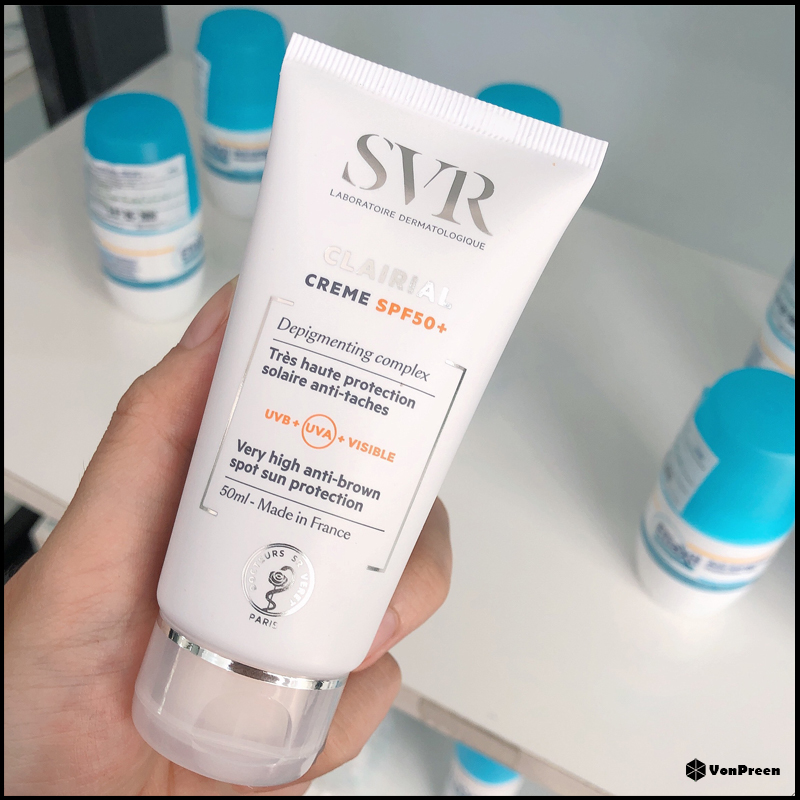 Tại sao cần sử dụng kem chống nắng mỗi ngày? Kem chống nắng SVR Clairial Creme SPF 50+ – 50ml bảo vệ da và làm mờ vết nám.