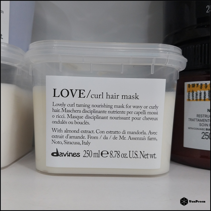 Có nên sử dụng kem ủ tóc thay thế cho dầu xả không? Kem ủ tóc Davines Love Curl Hair Mask - 250ml