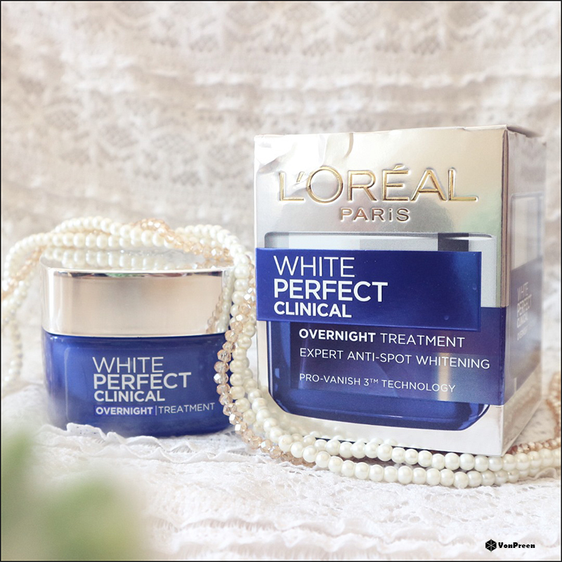 Kem dưỡng da phục hồi - Kem dưỡng da Loreal White Perfect Night Cream